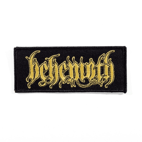 BEHEMOTH (Gold Logo) Embroidered Patch