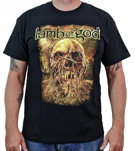 LAMB OF GOD (Vine Skull) Men's T-Shirt