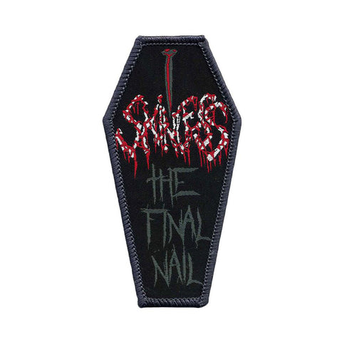 SKINLESS (The Final Nail Coffin) Die-Cut Embroidered Patch