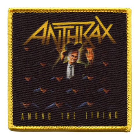 ANTHRAX (Among The Living) 4x4" Embroidered Patch