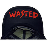 MUNICIPAL WASTE (Wasted) Black & Red Trucker Hat