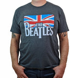 THE BEATLES (British Logo Flag) Men's T-Shirt