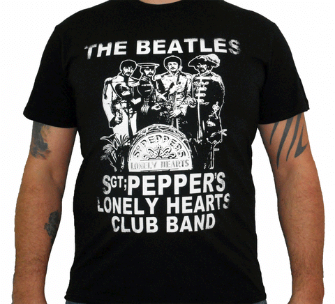 THE BEATLES (Sgt Pepper Crackle) Men's T-Shirt