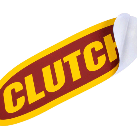 CLUTCH (24" Oval Logo) Sticker