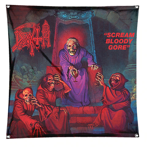 DEATH (Scream Bloody Gore) Banner/Flag 3' x 3'