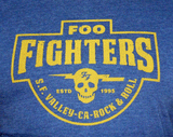 FOO FIGHTERS (S.F. Valley Skull) Men's T-Shirt