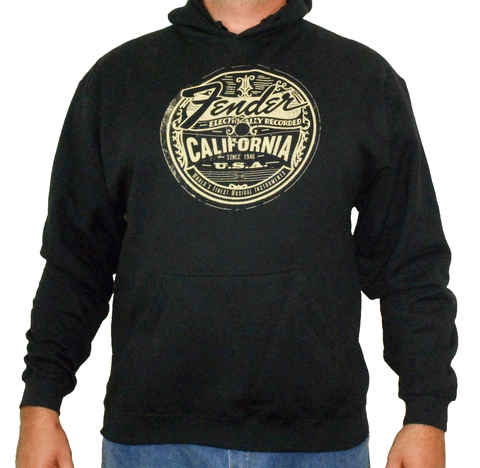FENDER GUITARS (Electrically Recorded) Men's Pull-Over Hoodie
