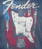FENDER GUITARS (Flag Guitar) Men's T-Shirt