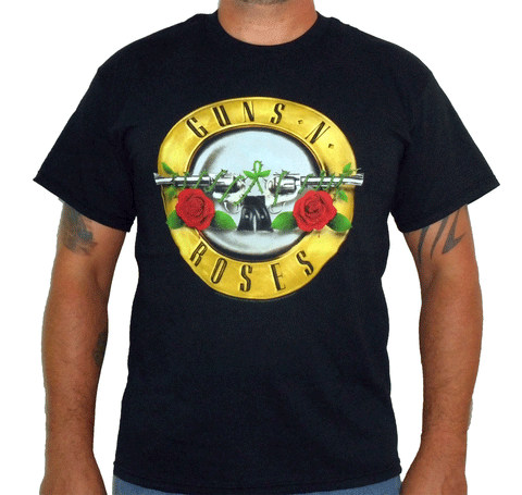 GUNS & ROSES (Bullet Logo) Men's T-Shirt