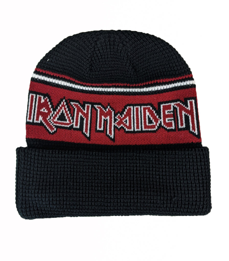 Iron Maiden Sombrero De Beanie Classic Band Logo Book Of | Envío Gratis
