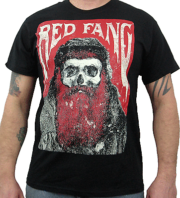 RED FANG (Bearded Skull) Men's T-Shirt