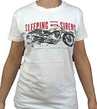 SLEEPING WITH SIRENS (Motorcycle White) Girls T-Shirt