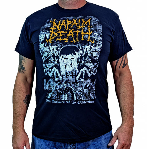 NAPALM DEATH (From Enslavement To Obliteration) Men's T-Shirt
