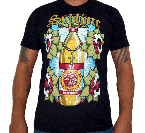 SUBLIME (40oz Bottle) Men's T-Shirt