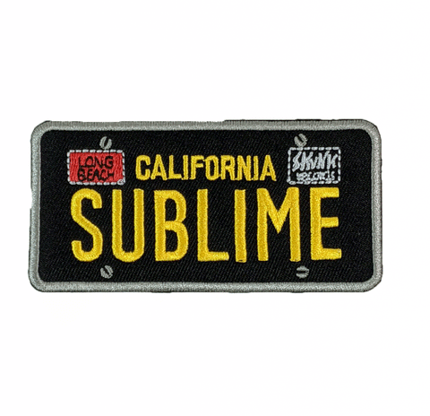 SUBLIME (License Plate) Patch