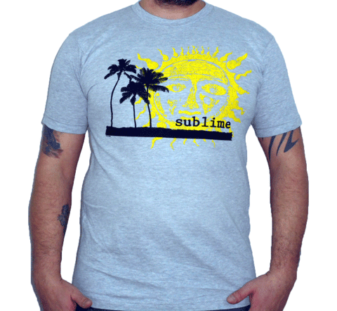 SUBLIME (Palm Trees W/Sun) Men's T-Shirt
