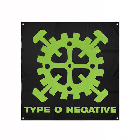 TYPE O NEGATIVE (Logo) Banner/Flag 48" X 48"