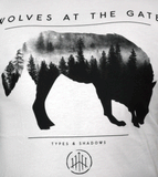 WOLVES AT THE GATE (Wolf White) Men's T-Shirt