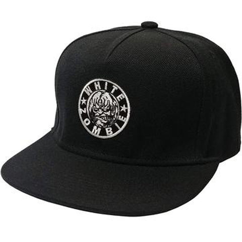 WHITE ZOMBIE (Circle Logo) Snap-back Hat